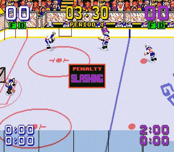 Mario Lemieux Hockey Screenshot 12 (Sega Genesis)