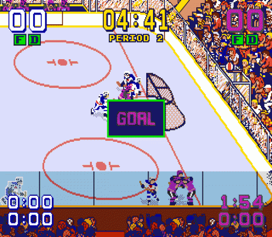 Mario Lemieux Hockey Screenshot 18 (Sega Genesis)