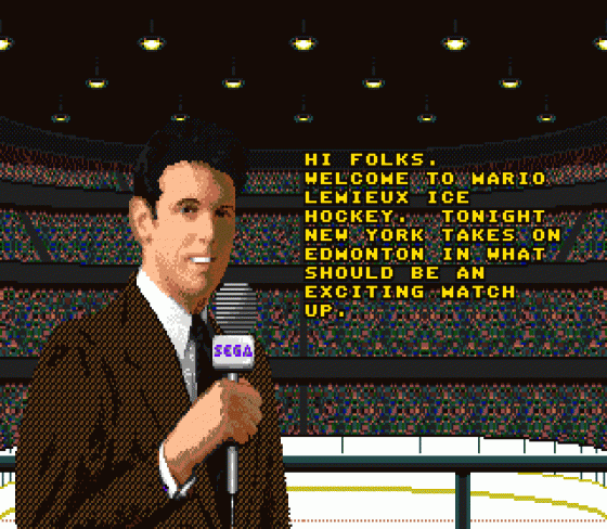 Mario Lemieux Hockey Screenshot 21 (Sega Genesis)