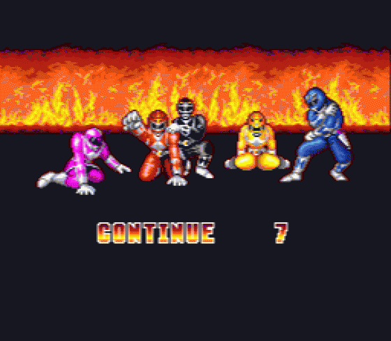 Mighty Morphin Power Rangers Screenshot 18 (Sega Genesis)