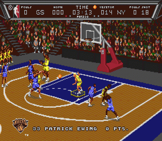 NBA Action '94 Screenshot 6 (Sega Genesis)