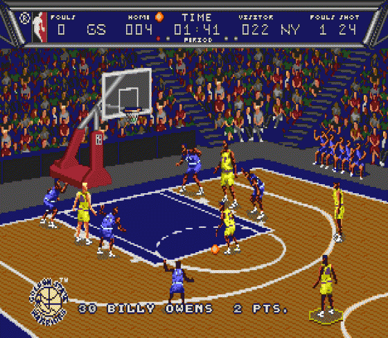 NBA Action '94 Screenshot 9 (Sega Genesis)