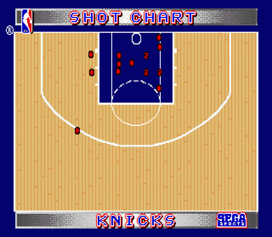 NBA Action '94 Screenshot 18 (Sega Genesis)