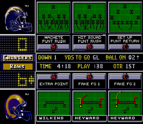 NFL 98 Screenshot 14 (Sega Genesis)