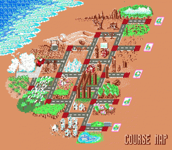 OutRun Screenshot 7 (Sega Genesis)