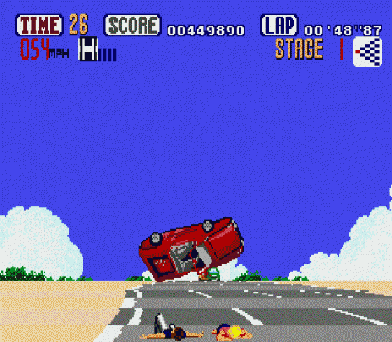 OutRun Screenshot 11 (Sega Genesis)