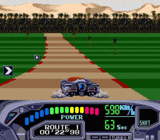 OutRun 2019 Screenshot 8 (Sega Genesis)