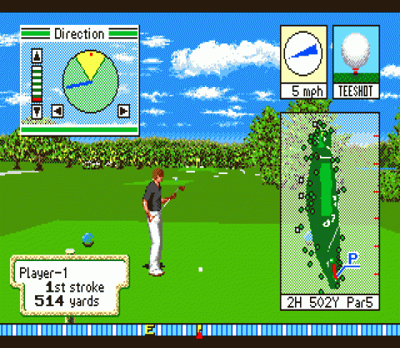 Pebble Beach Golf Links Screenshot 13 (Sega Genesis)