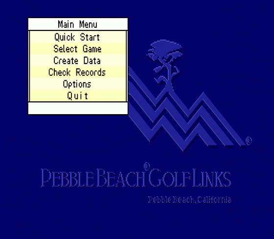 Pebble Beach Golf Links Screenshot 18 (Sega Genesis)