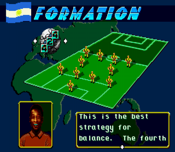 Pele II: World Tournament Soccer Screenshot 6 (Sega Genesis)