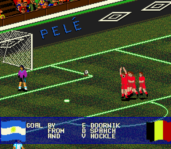 Pele II: World Tournament Soccer Screenshot 8 (Sega Genesis)