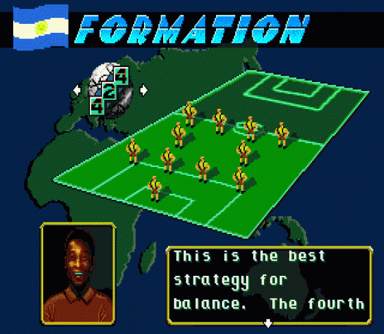 Pele's World Tournament Soccer Screenshot 6 (Sega Genesis)