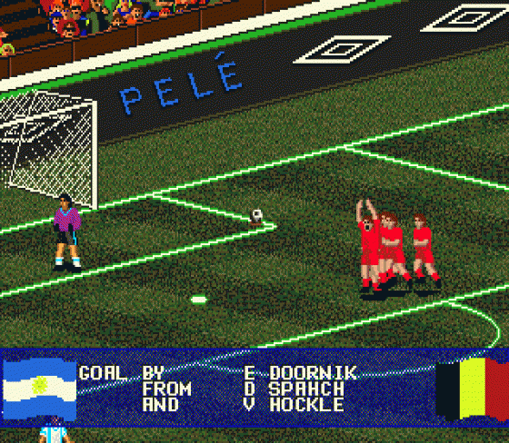 Pele's World Tournament Soccer Screenshot 8 (Sega Genesis)