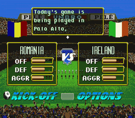 Pele's World Tournament Soccer Screenshot 13 (Sega Genesis)