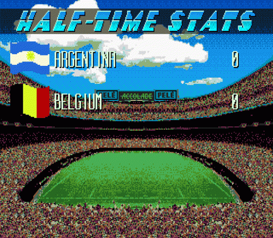 Pele's World Tournament Soccer Screenshot 14 (Sega Genesis)