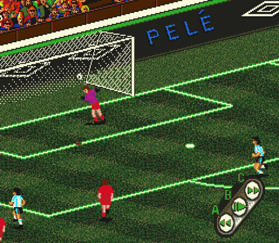 Pele's World Tournament Soccer Screenshot 15 (Sega Genesis)