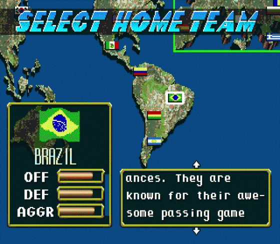 Pele's World Tournament Soccer Screenshot 18 (Sega Genesis)