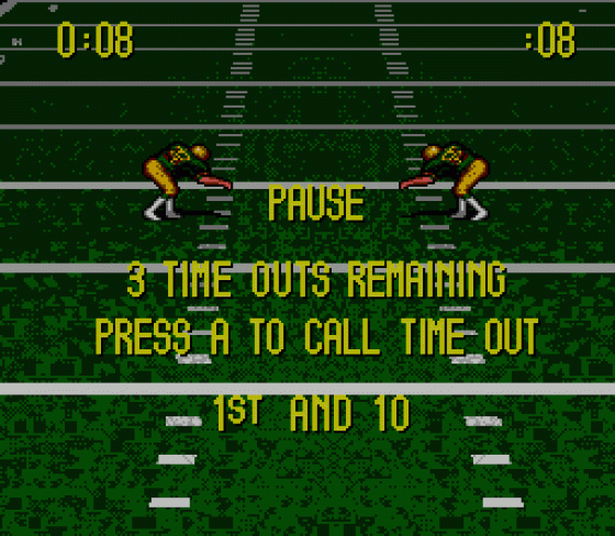 Pro Quarterback Screenshot 9 (Sega Genesis)