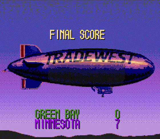 Pro Quarterback Screenshot 12 (Sega Genesis)