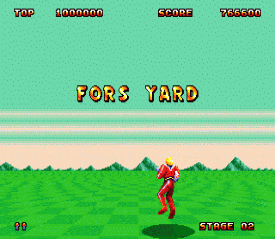 Space Harrier II Screenshot 6 (Sega Genesis)