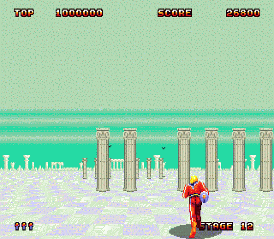 Space Harrier II Screenshot 9 (Sega Genesis)