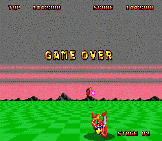 Space Harrier II Screenshot 20 (Sega Genesis)