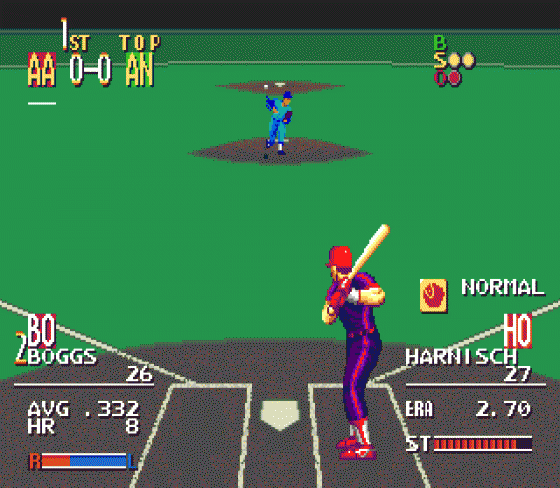 Sports Talk Baseball Screenshot 8 (Sega Genesis)