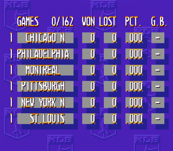 Sports Talk Baseball Screenshot 13 (Sega Genesis)