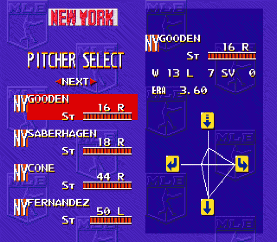 Sports Talk Baseball Screenshot 18 (Sega Genesis)