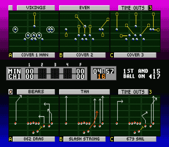 Sports Talk Football '93 Starring Joe Montana Screenshot 5 (Sega Genesis)