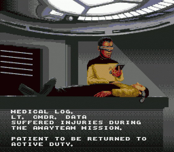 Star Trek, The Next Generation: Echoes From The Past Screenshot 13 (Sega Genesis)