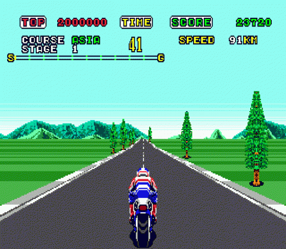 Super Hang-On Screenshot 7 (Sega Genesis)