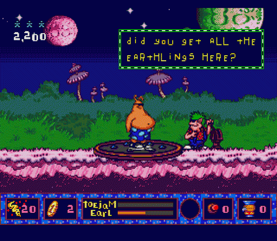 ToeJam & Earl 2: Panic On Funkotron Screenshot 88 (Sega Genesis)