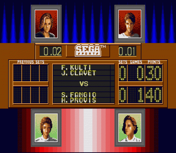 Wimbledon Championship Tennis Screenshot 14 (Sega Genesis)