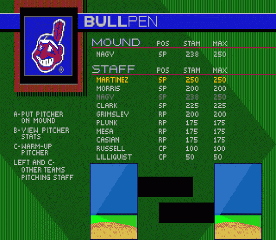 World Series Baseball '95 Screenshot 15 (Sega Genesis)