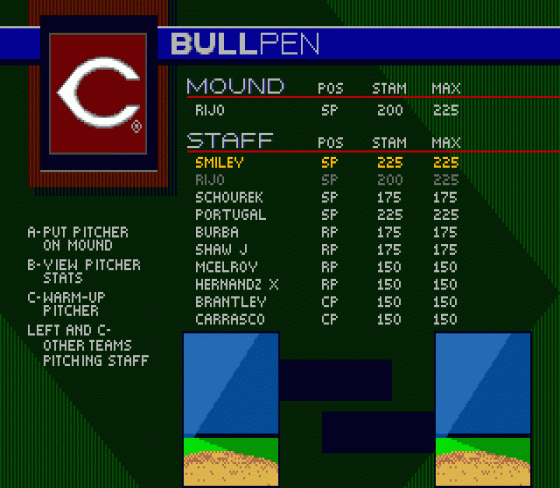 World Series Baseball '96 Screenshot 13 (Sega Genesis)