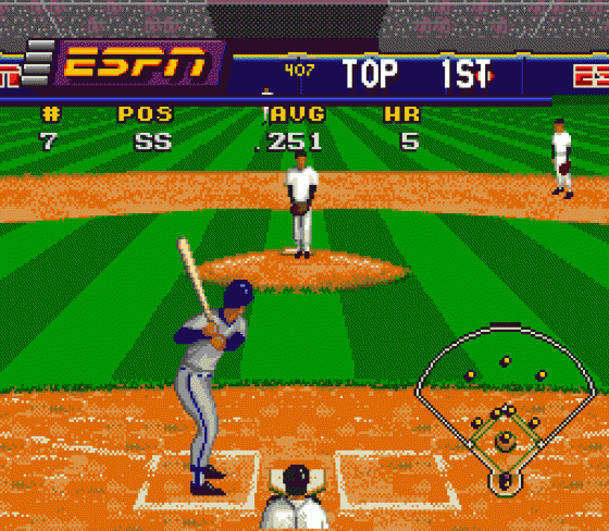 ESPN Baseball Tonight Screenshot 8 (Sega Genesis)