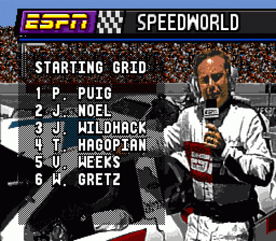 ESPN Speed World Screenshot 6 (Sega Genesis)