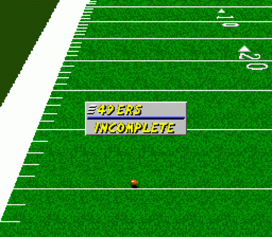 ESPN Sunday Night NFL Screenshot 5 (Sega Genesis)