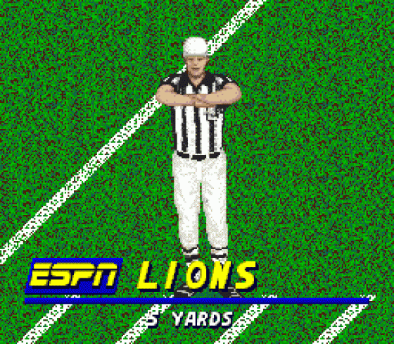 ESPN Sunday Night NFL Screenshot 12 (Sega Genesis)