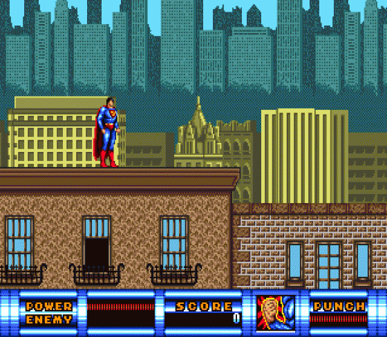 Superman Screenshot 5 (Sega Genesis)