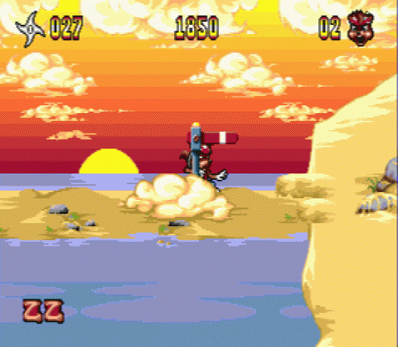 Zero the Kamikaze Squirrel Screenshot 5 (Sega Genesis)