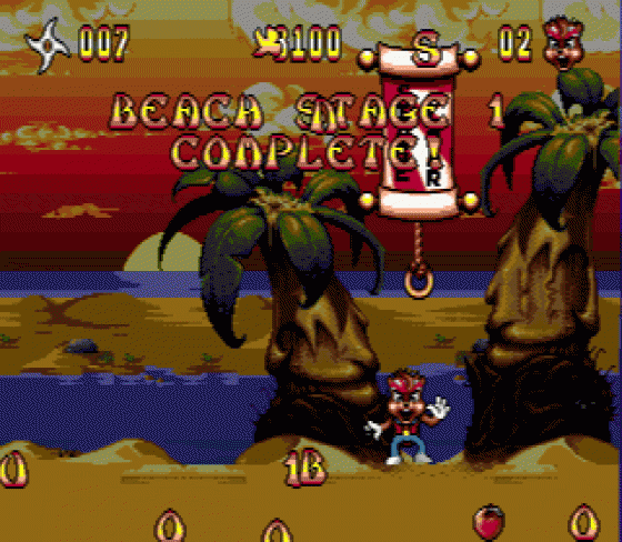 Zero the Kamikaze Squirrel Screenshot 6 (Sega Genesis)