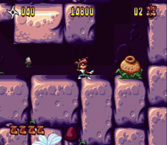 Zero the Kamikaze Squirrel Screenshot 8 (Sega Genesis)