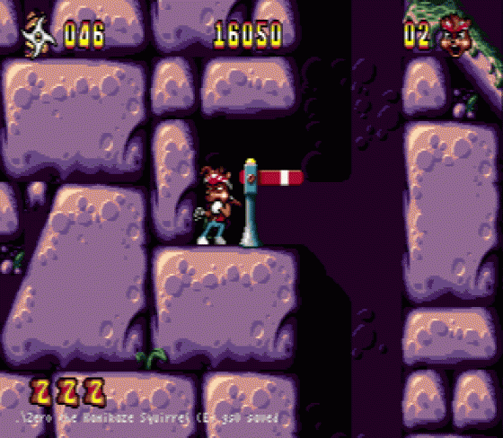 Zero the Kamikaze Squirrel Screenshot 9 (Sega Genesis)