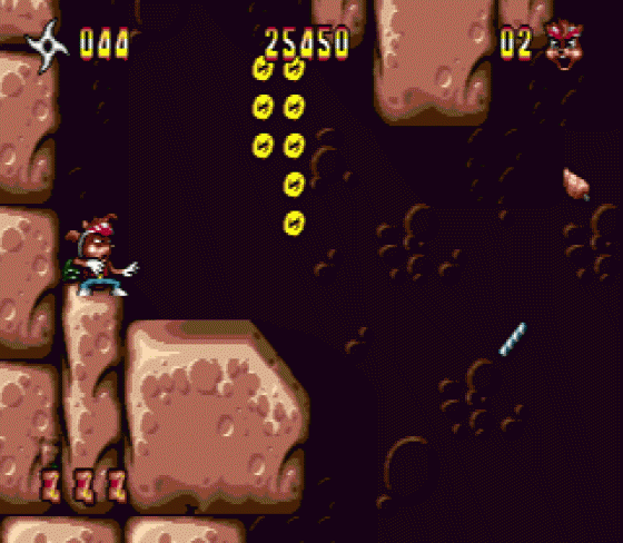 Zero the Kamikaze Squirrel Screenshot 10 (Sega Genesis)