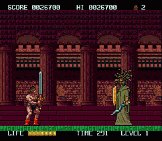 Rastan Saga II Screenshot 8 (Sega Genesis)