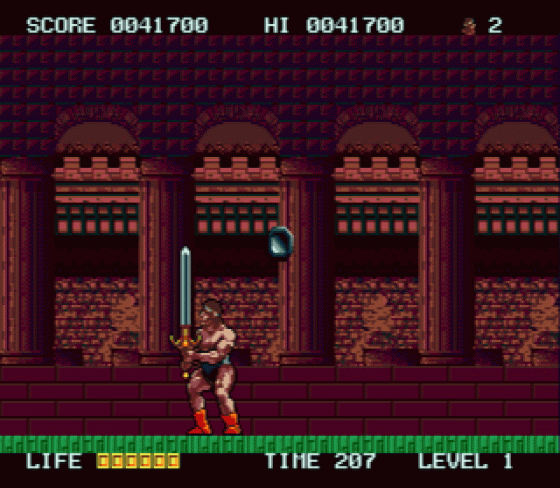 Rastan Saga II Screenshot 9 (Sega Genesis)