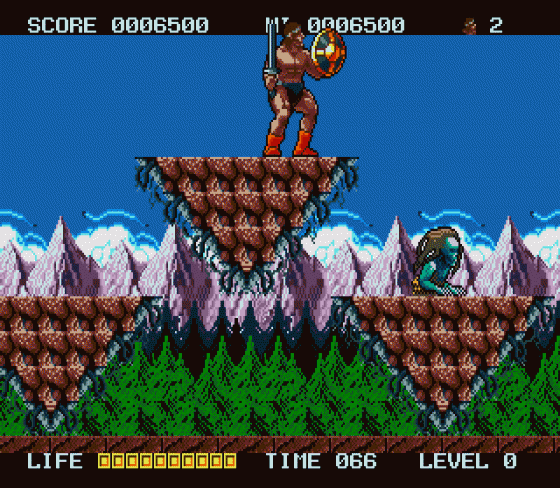 Rastan Saga II Screenshot 13 (Sega Genesis)