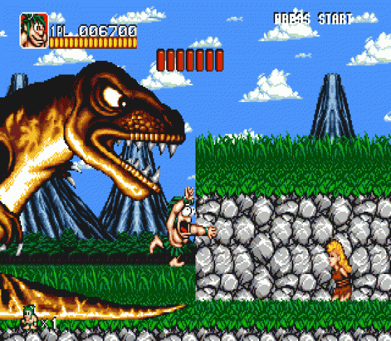 Joe & Mac Screenshot 8 (Sega Genesis)